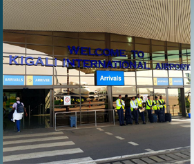 Reception at Kigali Airport